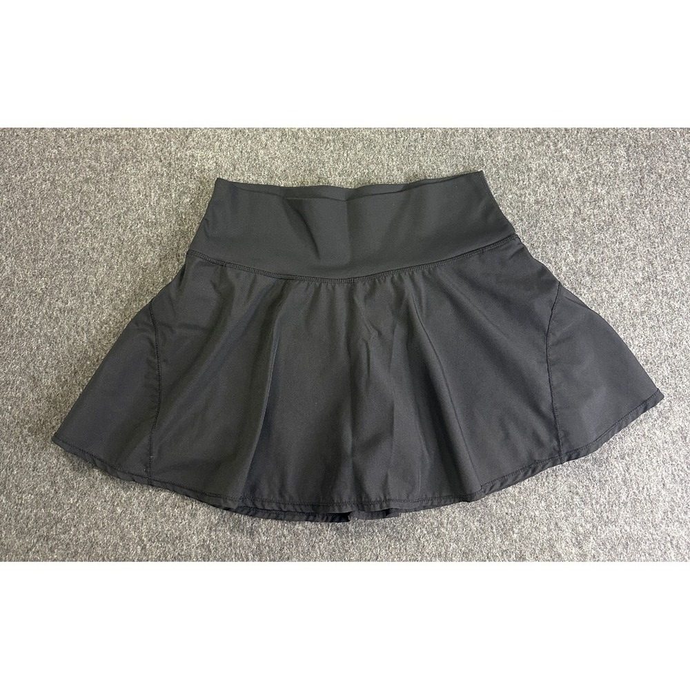 Buc-ee's Skort Skirt + Shorts Pocket Size Medium Black Tennis Pickleball Golf - Picture 5 of 12